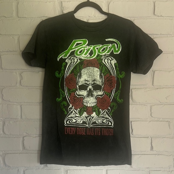 NWOT Poison Band Graphic Tee size S - Picture 2 of 5